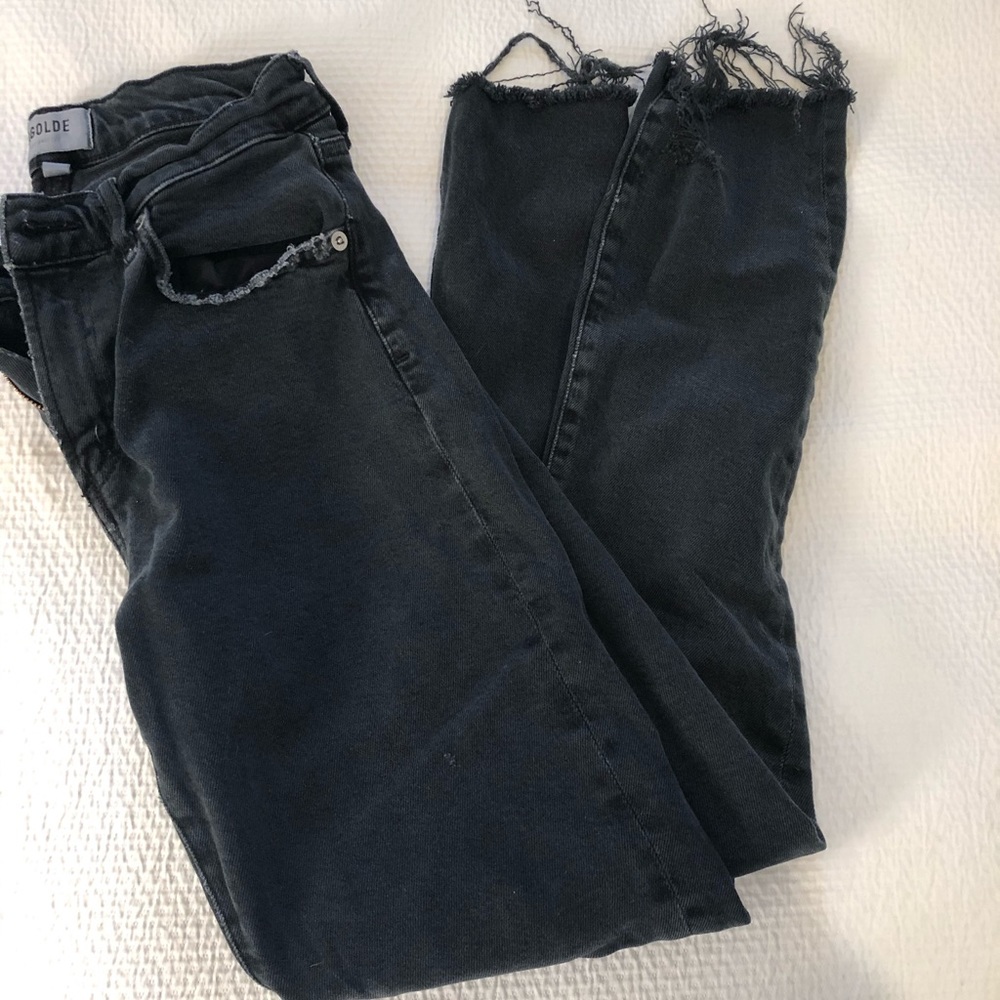 Agolde TONI Mid Rise Straight in Feral 25